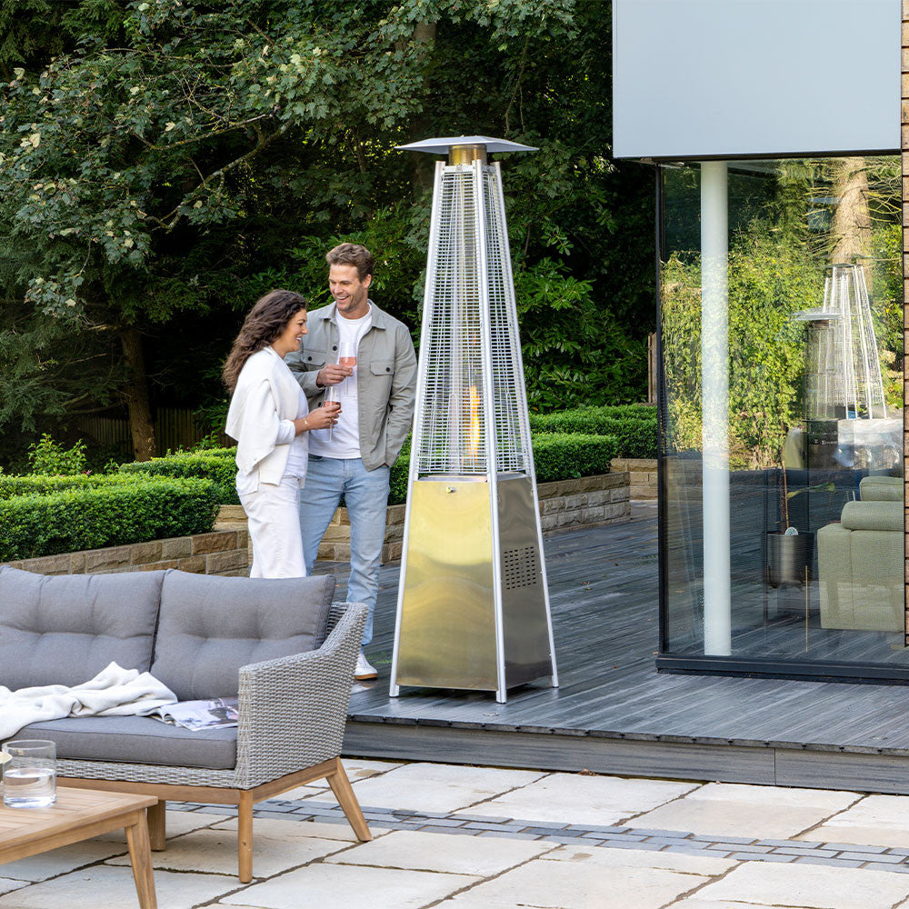 Pacific Lifestyle | Stainless Steel Quadrilateral Patio Heater