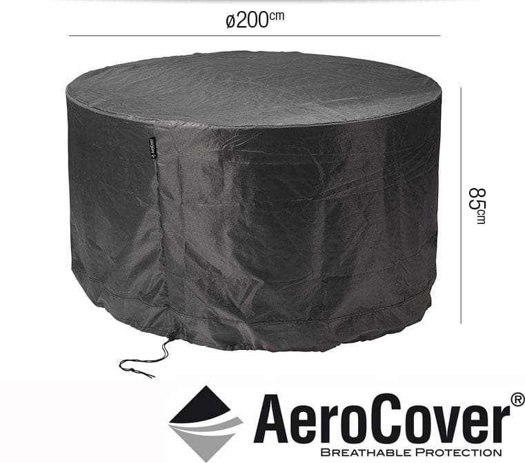 Outdoor Furniture Cover Aerocover | Round Garden Set 200 x 85cm high