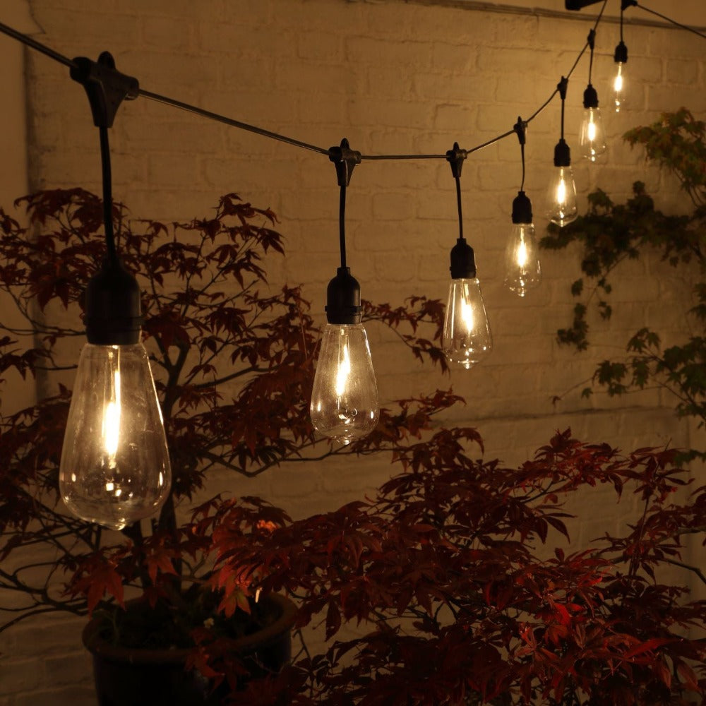 Noma 20 Connectable Large Outdoor Garden Festoon Lights - Mains Powered