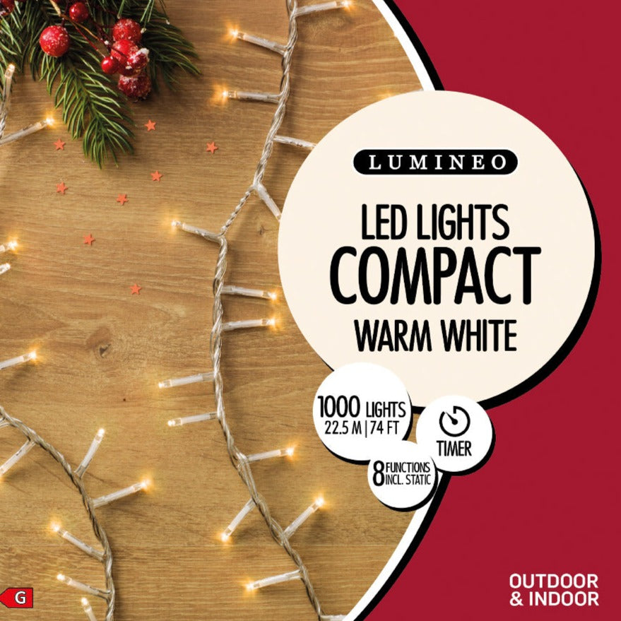 LED Compact Twinkle Lights - Colour & Size Options
