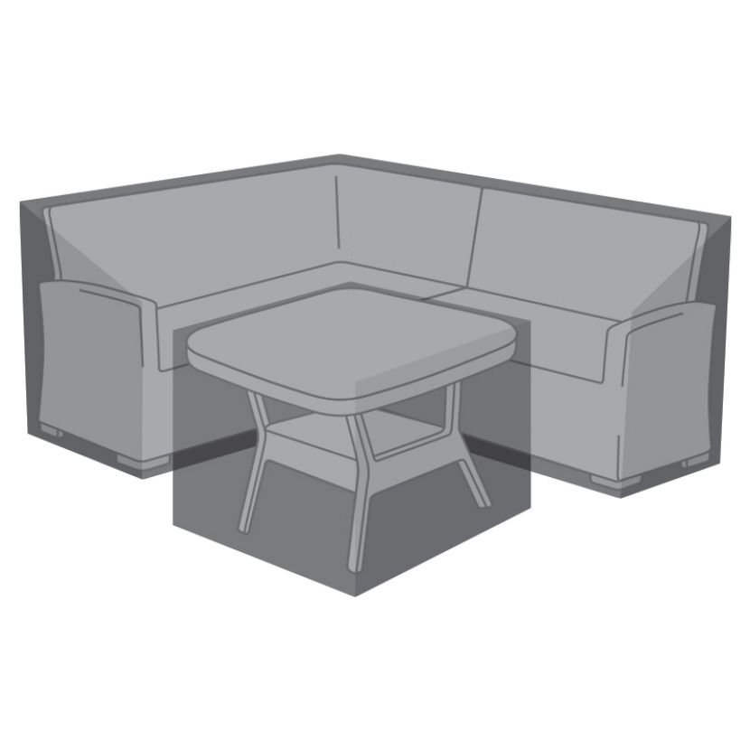 Outdoor Garden Furniture Cover for Nova | Compact Corner Dining Set with Casual Table