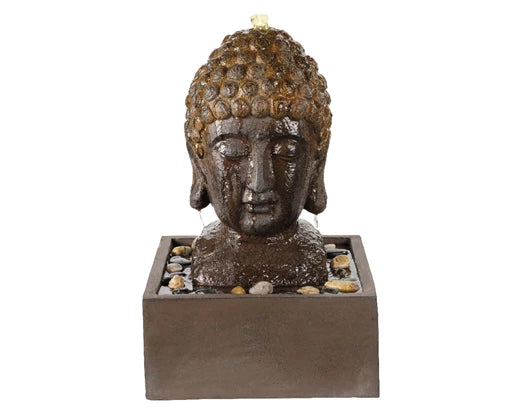 Buddha Head Water Feature - No Plumbing Required