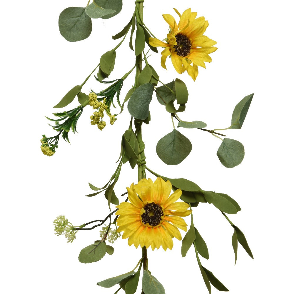 Artificial Sunflower Garland 1.5m
