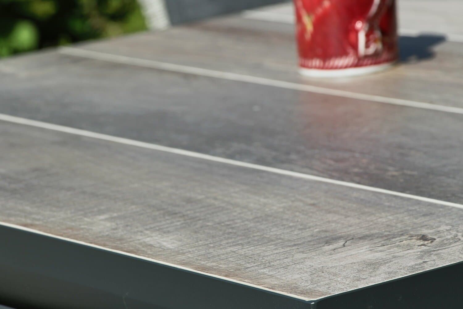 Outdoor Dining 4 Seat Reclining in Grey - Kendal By Vila