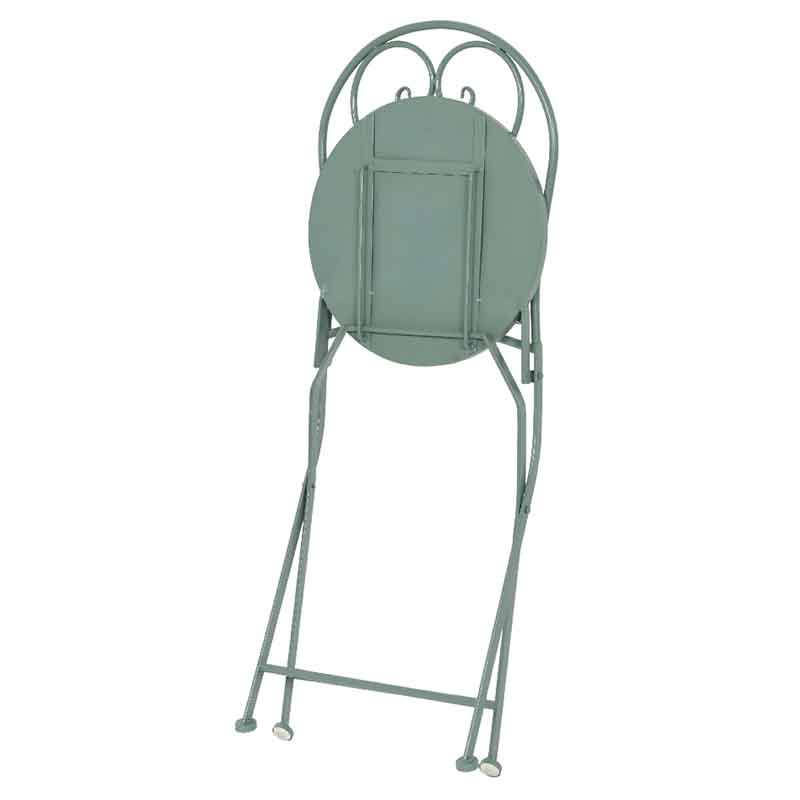 Sage Cancun Fold Up Iron Bistro Chair x1