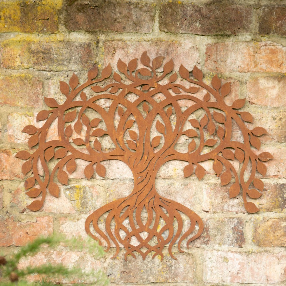 Twisting Tree Garden Wall Plaque