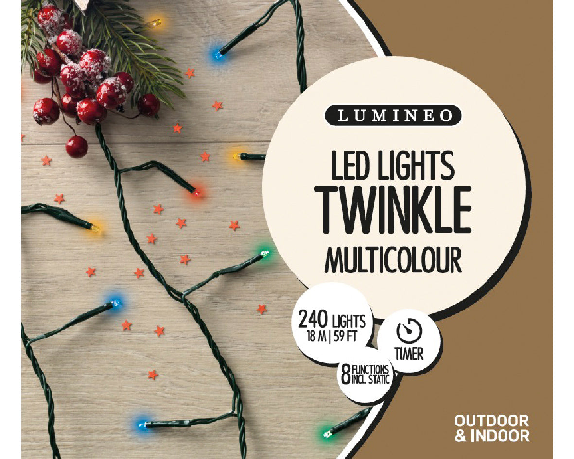 Christmas Lights | LED Twinkle Lights - Colour & Size Options