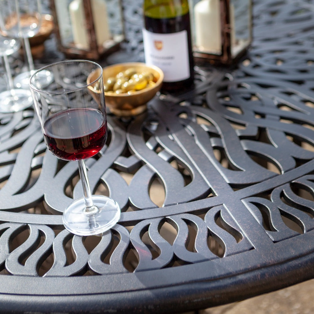 Outdoor Dining 4 Seat in Cast Aluminium - Amalfi By Hartman