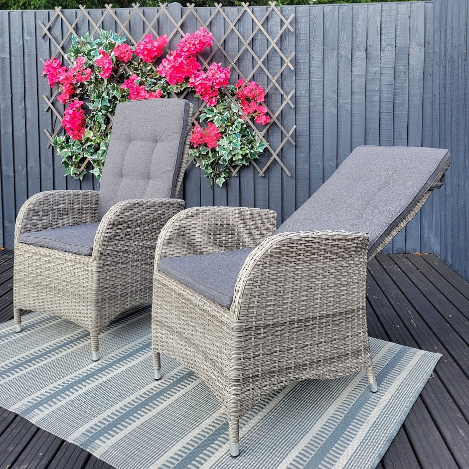 Outdoor Reclining Chairs (pack of 2) - Ambleside By Vila