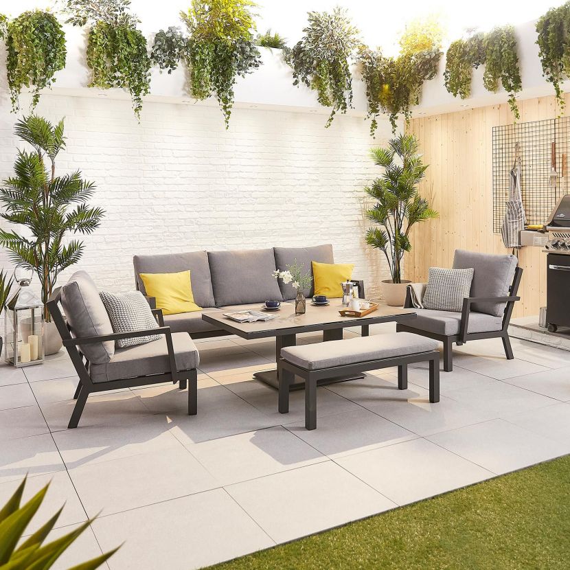 Outdoor Dining Sofa Lounge Set - Vogue by Nova