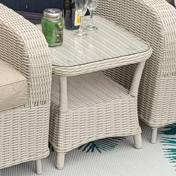Outdoor Bistro Set - Haven Pebble By Harbo