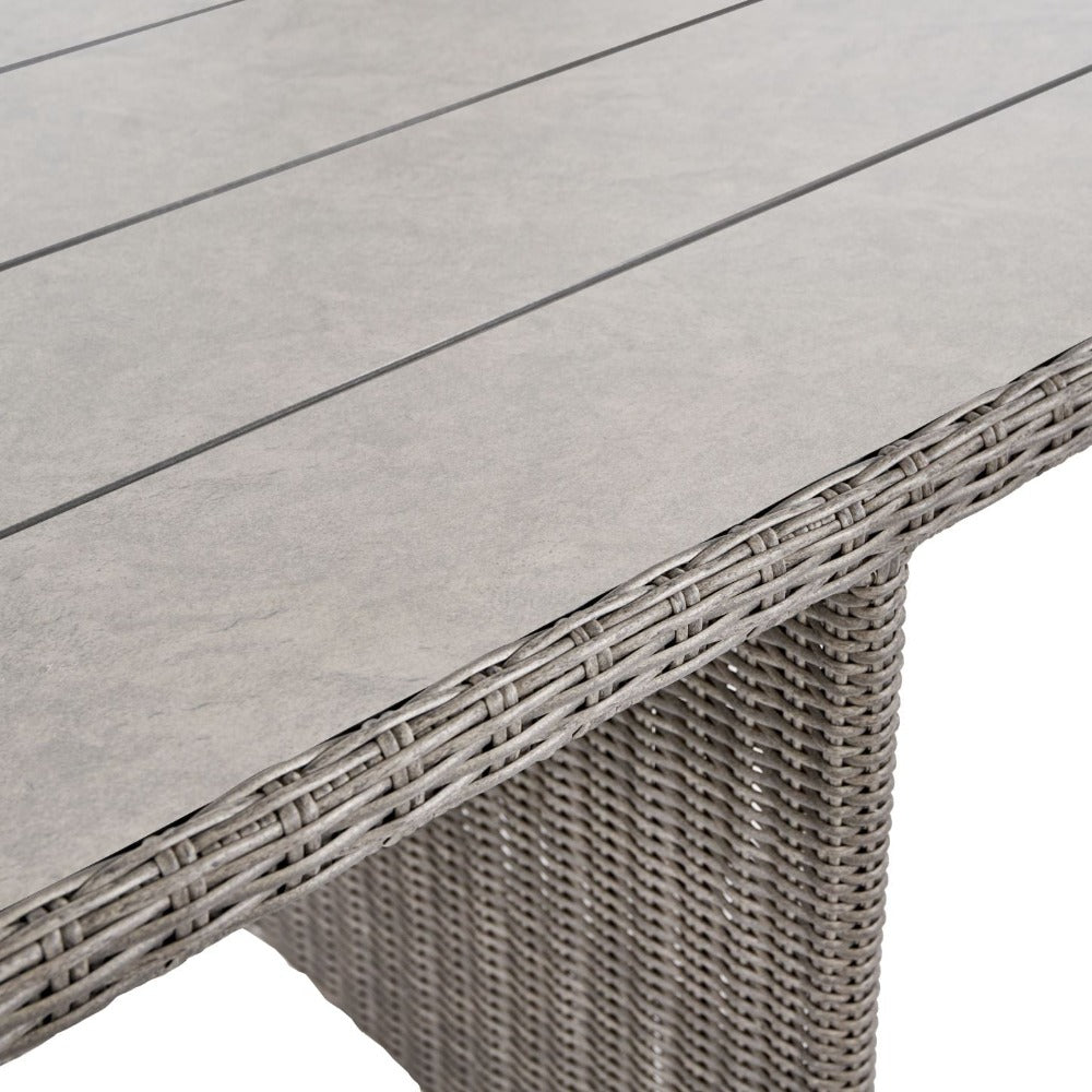 Cube Dining 4 to 8 Seat in Slate Grey - Bermuda By Pacific Lifestyle
