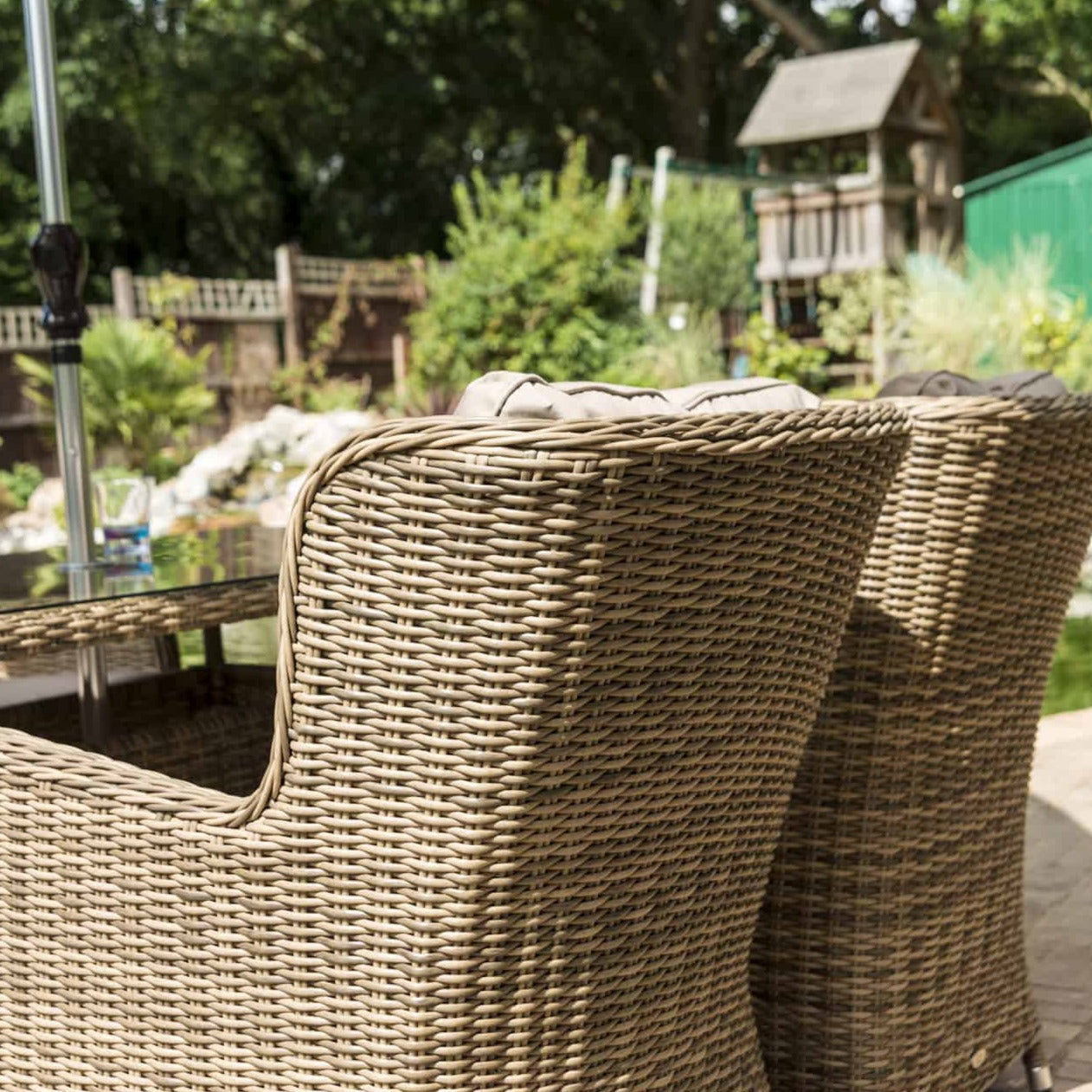 Outdoor Dining 8 Seat Rectangular in Natural - Seville By Katie Blake